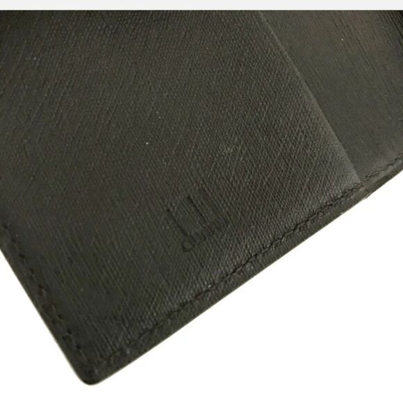 Dunhill Logo Black Leather Card Case EUC - Picture 7 of 7